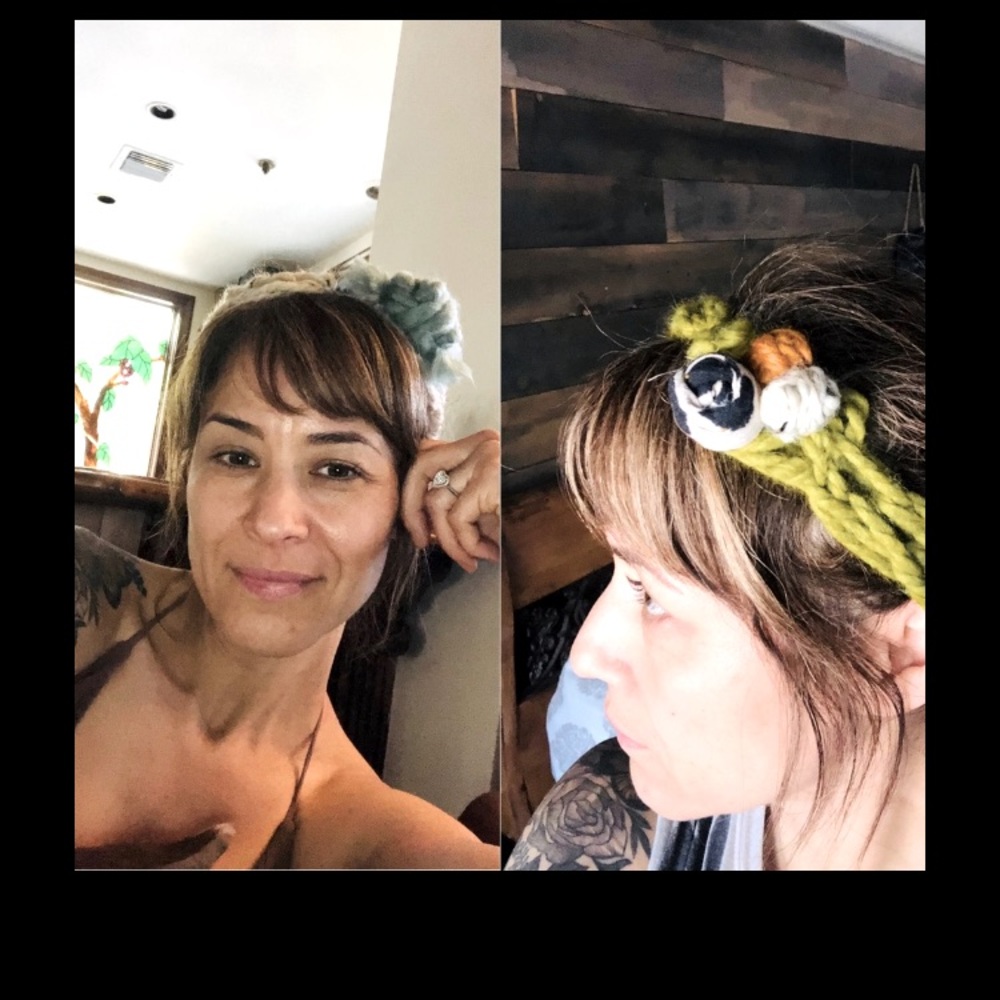 Crochet headbands🧶🧵